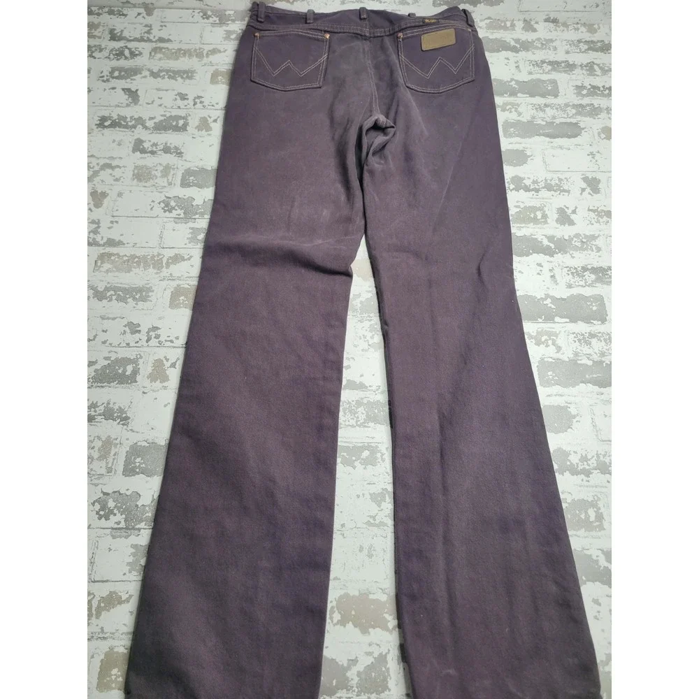 Wrangler Cowboy Cut Brown Denim Jeans‎ Men's 36x38